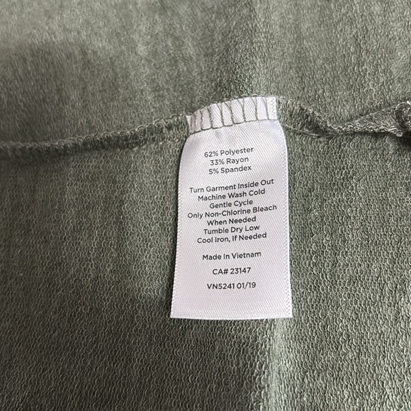 NWT Talbots Size S Green Long Length Cardigan - Picture 7 of 7